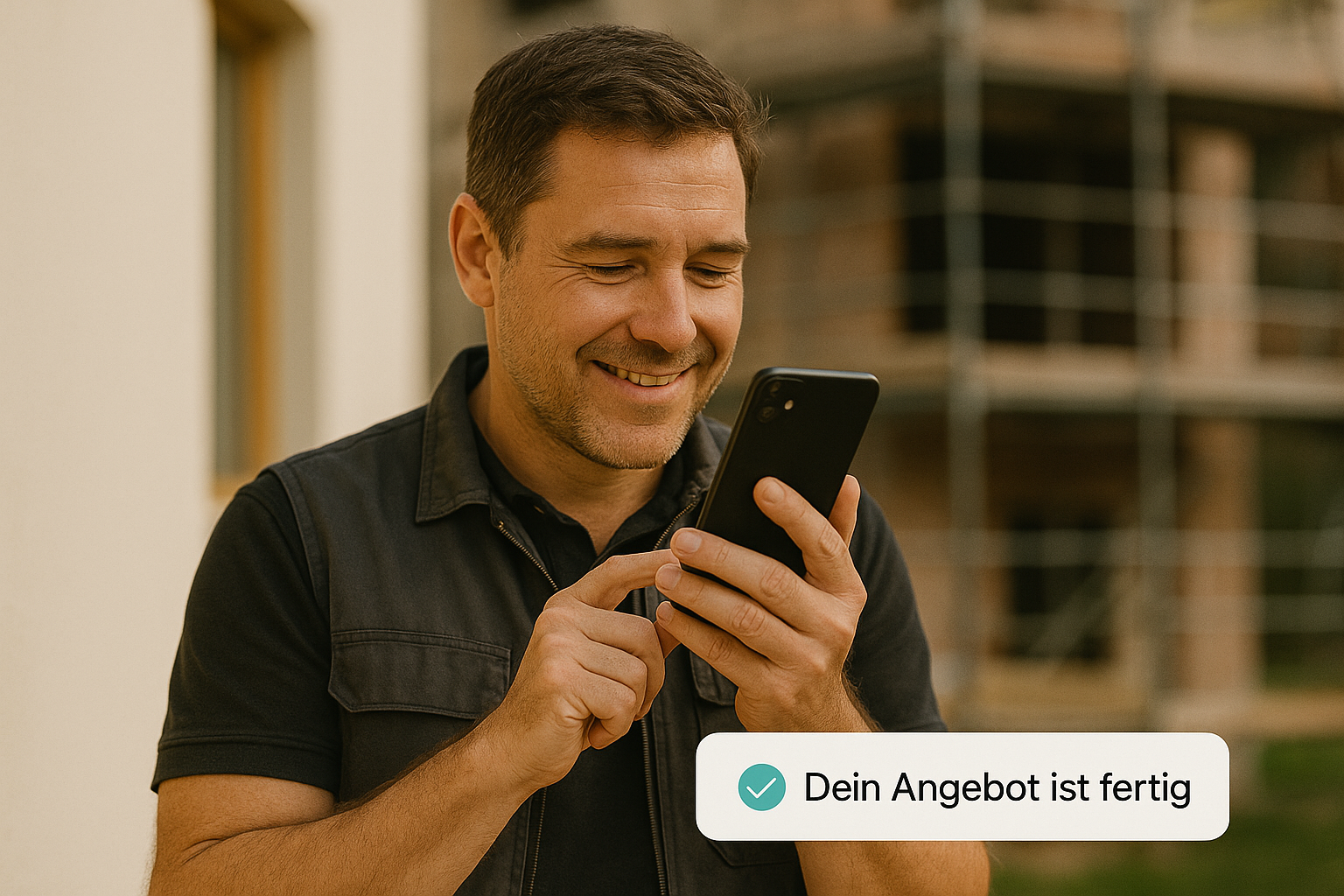 Angebot ist fertig